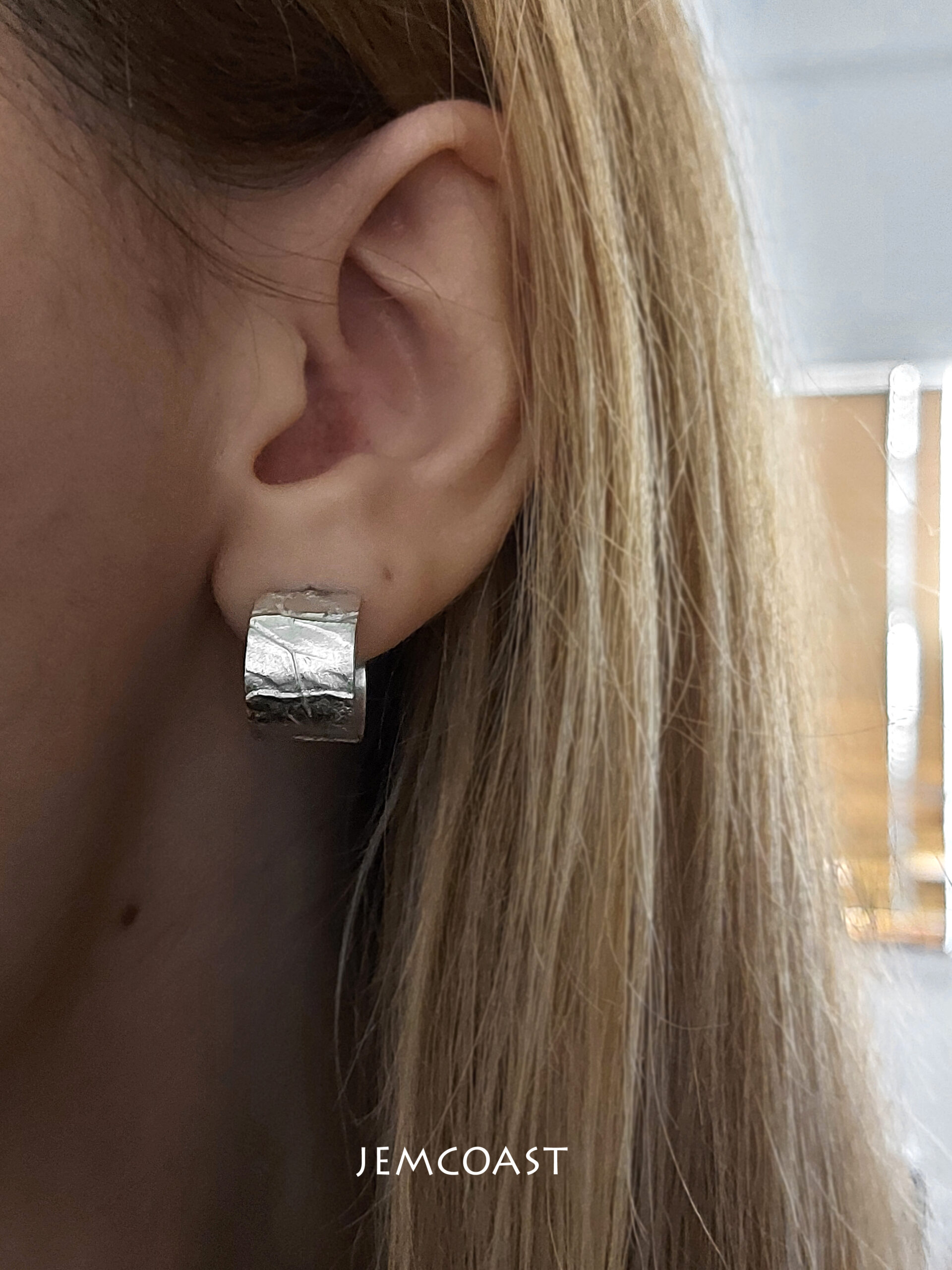 SILVER HOOP EARRINGS Silver hoop earrings for a gorgeous simple or mismatched style! Handmade and delicate hoops for every occasion!